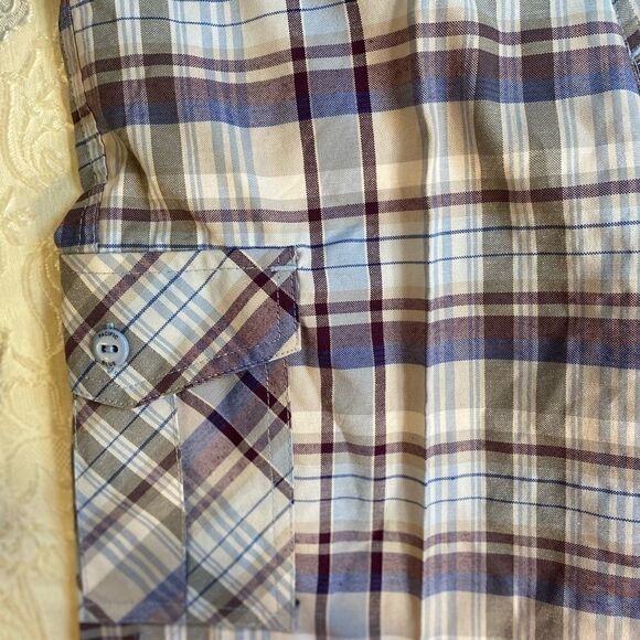 Pacific Blue Boys Plaid Fashion Shorts size:12 - Picture 3 of 9